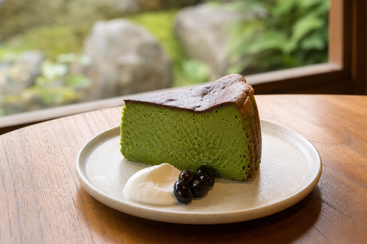 和の甘味とカフェのイメージ
